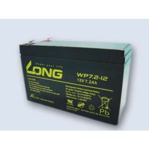 Long Bleiakku 12V 7,2Ah WP 7.2-12 Vds 6,3mm