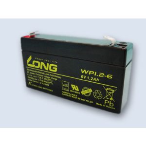 Long Bleiakku 6V 1,2Ah WP 1.2-6