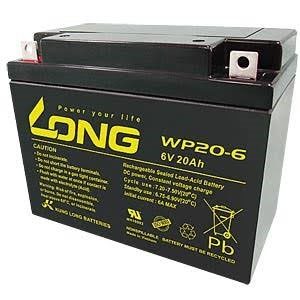 Long Bleiakku 6V 20Ah WP 20-6