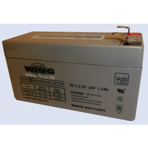 Wing - Wartungsfreie Bleibatterie ES 1,2-12 VdS