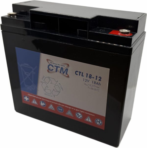 CTM CTL18-12 - 12V 18Ah ( CTL18-12 ) PB Akku VRLA