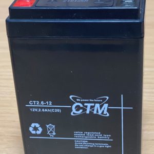 CTM Bleiakku CT2,6-12 12 Volt 2600 mAh für Waeco PowerVac
